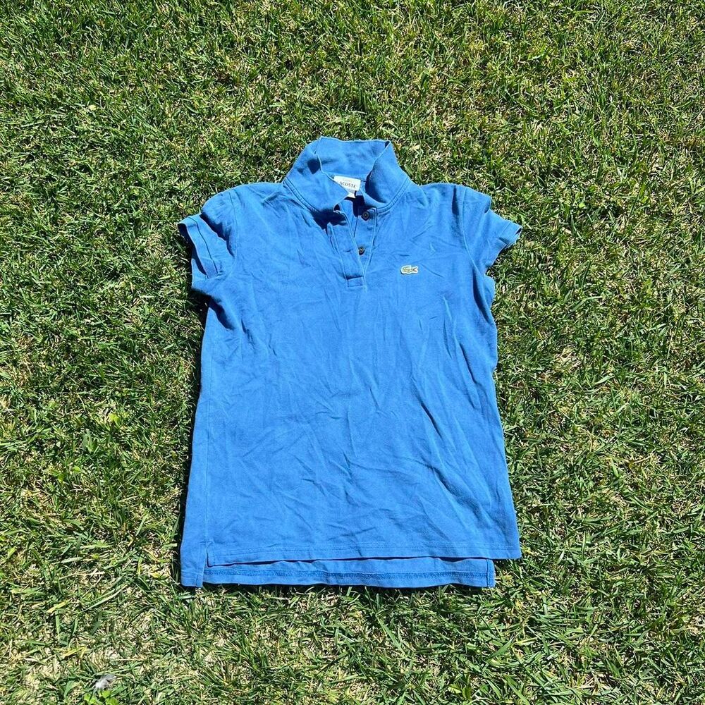 Lacoste women’s polo size 42 blue